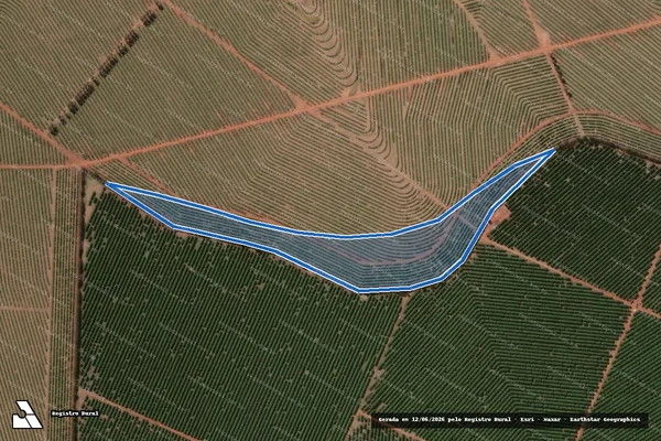 Imagem de satélite de Fazenda Boa Vista - Fazenda Boa Vista Gleba ? D2 em Águas de Santa Bárbara - SP