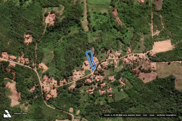 Imagem de satélite de LOTE 10372 - SITIO LOGRADOURO  - Parte 1 em Porteiras - CE