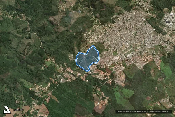 Imagem de satélite de Chacara Tucumantel - Parcela 1 em Itaperuçu - PR