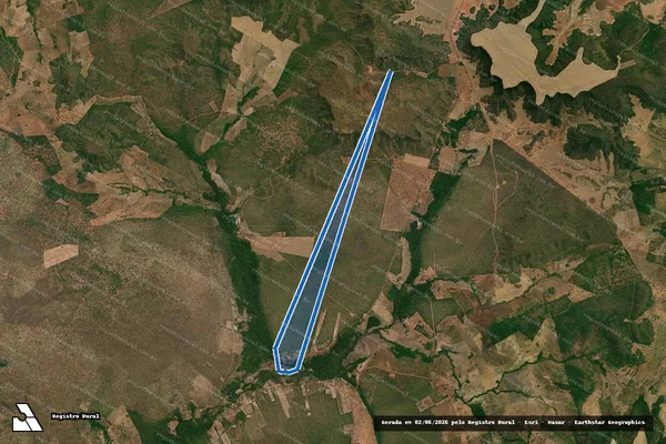 Imagem de satélite de FAZENDA CANTO DOS CABOCLOS em Fortaleza dos Nogueiras - MA