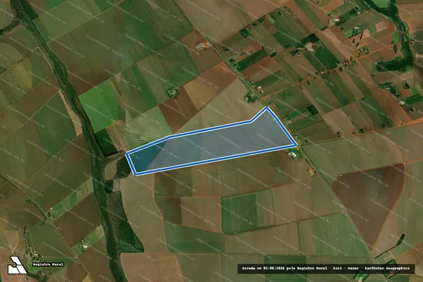 Imagem de satélite de Fazenda Diamante - Parcela 1 em São Gabriel do Oeste - MS