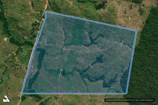 Imagem de satélite de Fazenda Santa Dominique-Parte/A em Ji-Paraná - RO