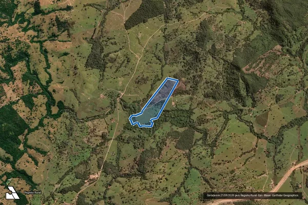 Imagem de satélite de Fazenda Olhos D água e Treme-Treme - GLEBA_01 em Morro Agudo de Goiás - GO