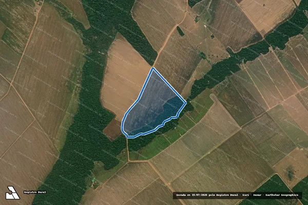Imagem de satélite de LOTE 23 - GLEBA 01 - GLEBA GUAPORÉ - SETOR RIBEIRALTA em Colorado do Oeste - RO