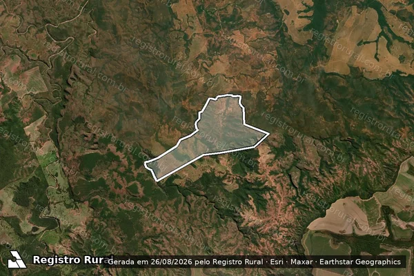 Imagem de satélite de FAZENDA BURACOS - 001 em Caiapônia - GO