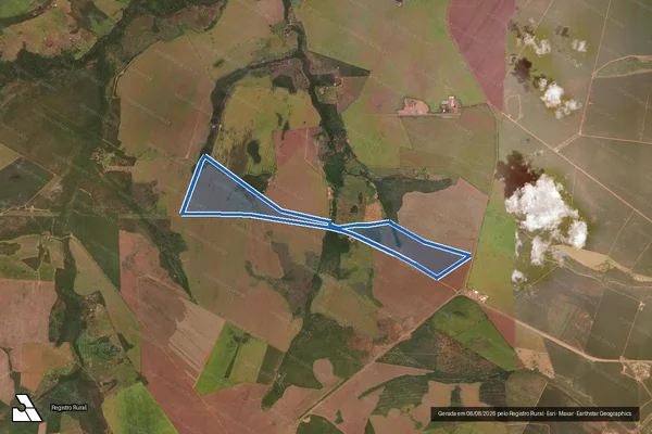 Imagem de satélite de Fazenda Cabeceira Bonita
