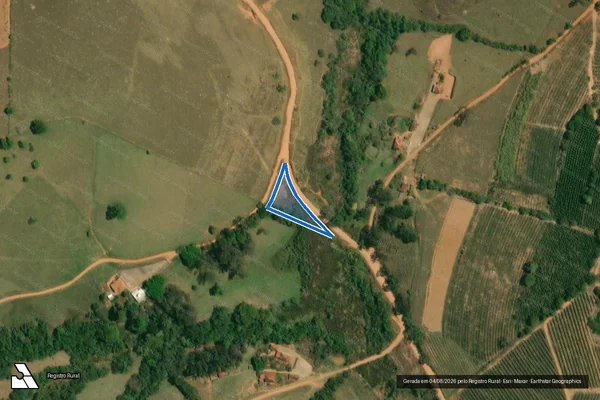 Imagem de satélite de Sítio Bela Vista - Parte 3 em Campestre - MG
