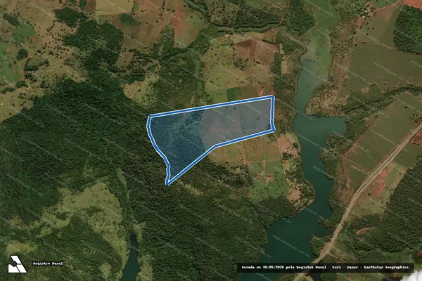 Imagem de satélite de FAZENDA SANTA HELENA - Fazenda Santa Helena(Gleba-01-A) em Nerópolis - GO