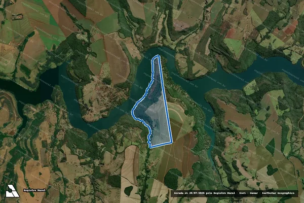 Imagem de satélite de FAZENDA SÃO JOSÉ, LUGAR DENOMINADO BOA ESPERANÇA - FAZENDA SÃO JOSÉ em Uberaba - MG
