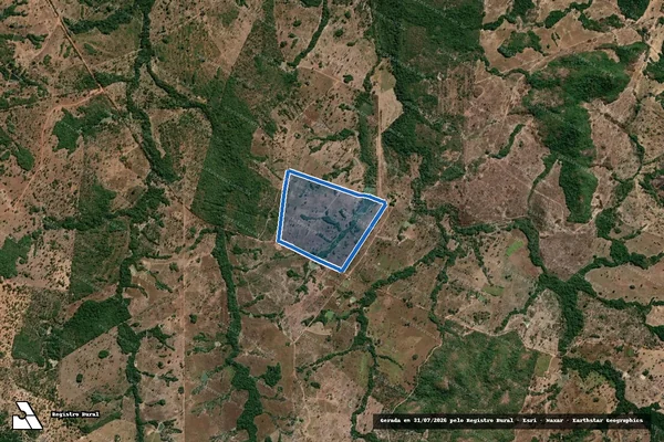 Imagem de satélite de PROJETO DE ASSENTAMENTO VITOR MANOEL - Lote 19 em Crixás - GO