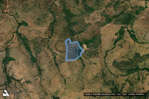 Imagem de satélite de Fazenda JR - PARCELA 01 em Campinápolis - MT