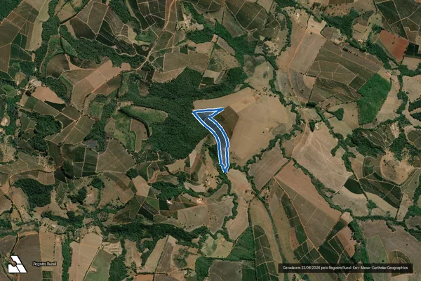 Imagem de satélite de FAZENDA BOA VISTA - Parcela 1 em Nepomuceno - MG