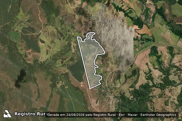 Imagem de satélite de FAZENDA SANTA BARBARA - Parte 1 em Araxá - MG