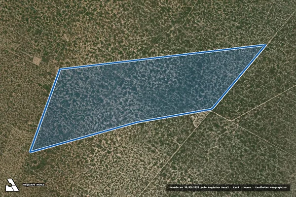Imagem de satélite de FAZENDA ARAÇÁS - 01 em Biritinga - BA