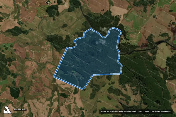 Imagem de satélite de Fazenda Santa Bárbara - Geral em Palmas - PR
