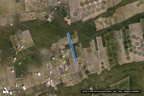 Imagem de satélite de Fazenda Nossa Senhora de Fátima II  - Fazenda Nossa Senhora de Fátima II em Correntina - BA
