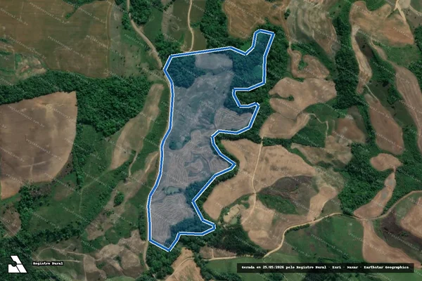 Imagem de satélite de SITIO GUABIROBA - SITIO GUABIRÓBA em Ivaí - PR