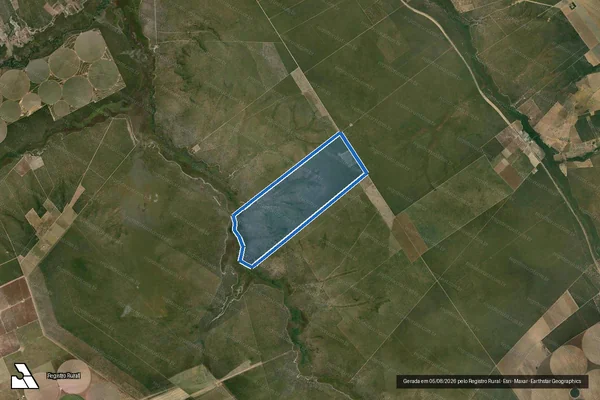 Imagem de satélite de FAZENDA ILHA ENCANTADA - 001 em São Desidério - BA