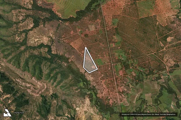 Imagem de satélite de LOTE 73 - P.A CRISTO REDENTOR  - 001 em Buritis - MG