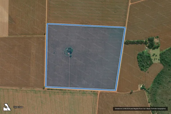 Imagem de satélite de LOTE - 85 - P.A. PONTAL DOS BURITIS - LOTE 85 em Rio Verde - GO