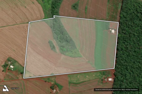 Imagem de satélite de Lote 87 ? Projeto de Assentamento Eli Vive II - LOTE01 em Londrina - PR