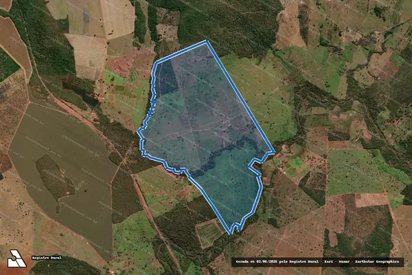 Imagem de satélite de Lote 10, Parte da Gleba 01 2ªEtapa do Loteamento Todos os Santos - 001 em Miracema do Tocantins - TO