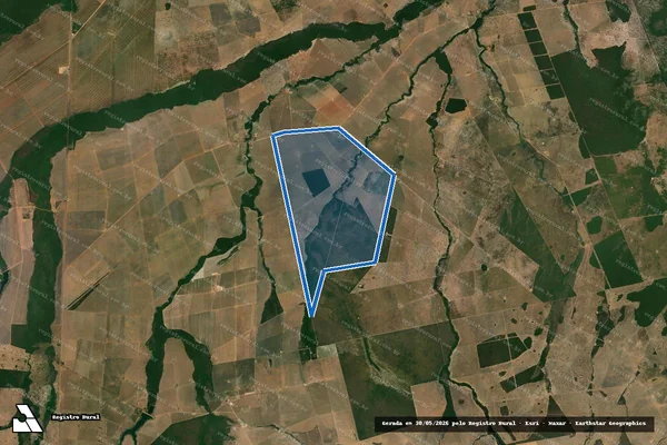 Imagem de satélite de Fazenda Palmeiras / Parte 1 em Barra do Garças - MT