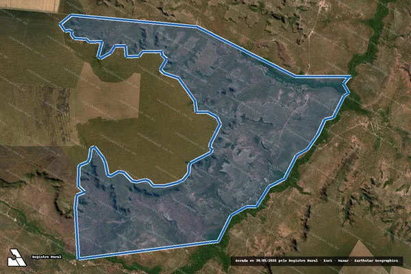 Imagem de satélite de FAZENDA VALE DAS AÇUCENAS em Baixa Grande do Ribeiro - PI