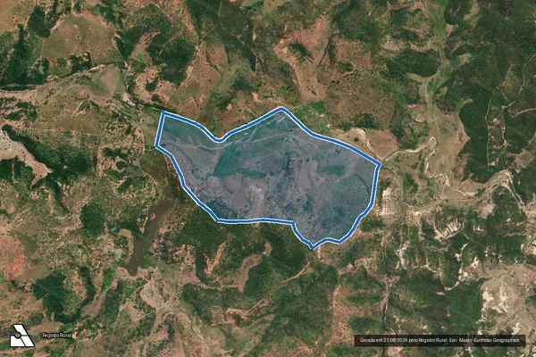 Imagem de satélite de FAZENDA BOA ESPERANÇA - Gleba 2 em Campanário - MG