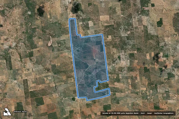 Imagem de satélite de Fazenda Varzea dos Morros - Fazenda Varzea dos Morros em Mairi - BA