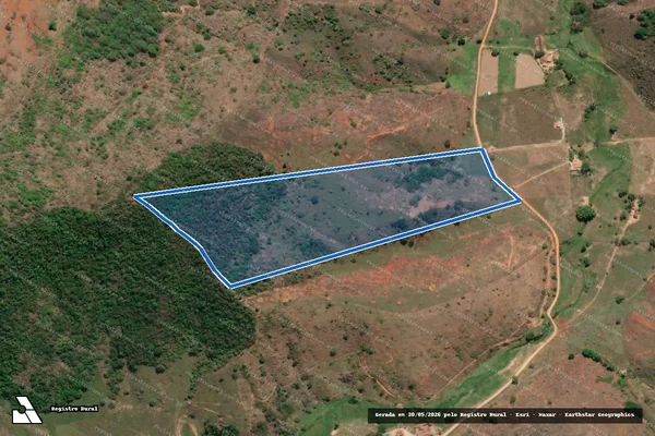 Imagem de satélite de FAZENDA CÓRREGO DO CAPINZINHO - Gleba 03 em Aimorés - MG