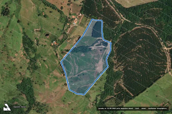 Imagem de satélite de SITIO MORRO DO BOFETE - Parcela 1 em Bofete - SP
