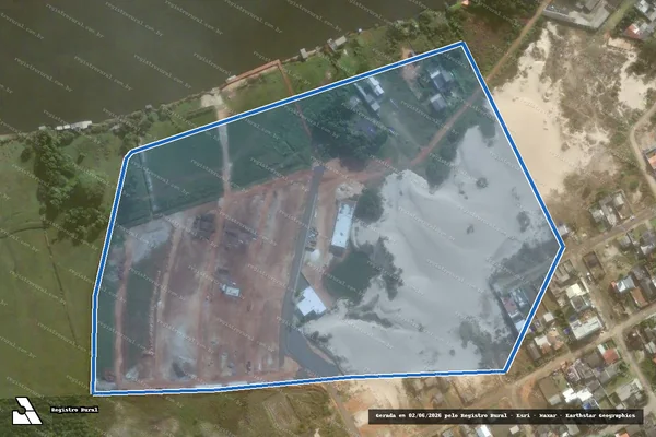 Imagem de satélite de TERRAS RURAIS PARA A AGROPECUARIA - Parte 1 em Passo de Torres - SC