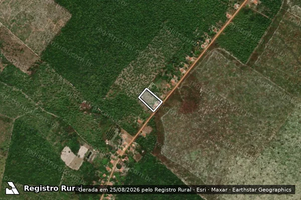 Imagem de satélite de PE Barro Preto - Área 01(Lote 03) - Área 01(Lote 03) em Barras - PI