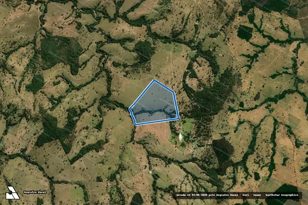 Imagem de satélite de FAZENDA RETIRO DO MANGABAL E BUCAINA - Parte 1 em Mossâmedes - GO