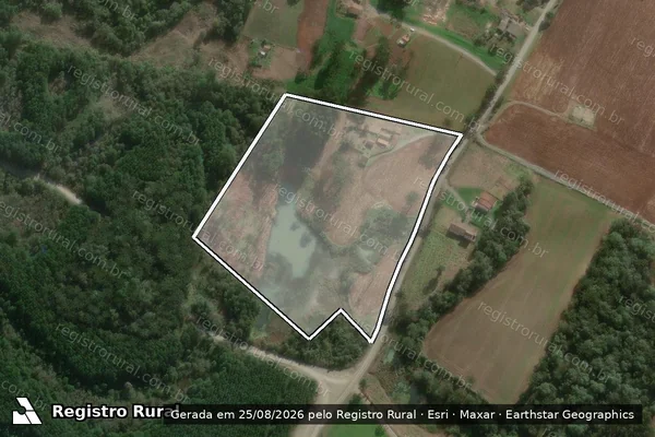 Imagem de satélite de SITIO PAIOL VELHO - Parte 1 em Major Vieira - SC