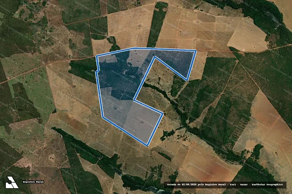 Imagem de satélite de FAZENDA ALTO ALEGRE em Figueirópolis - TO
