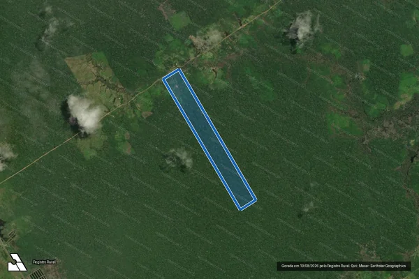 Imagem de satélite de MANAQUIRI - GLEBA 02 - Lote 36 - IMÓVEL MANAQUIRI em Manaquiri - AM