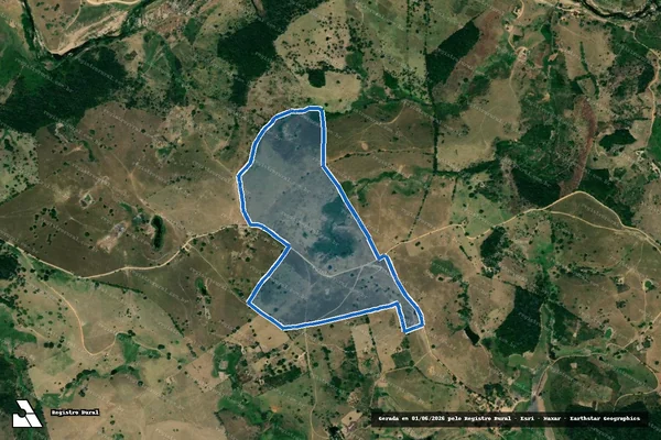 Imagem de satélite de Fazenda Gravatá - GLEBA_A em Correntes - PE