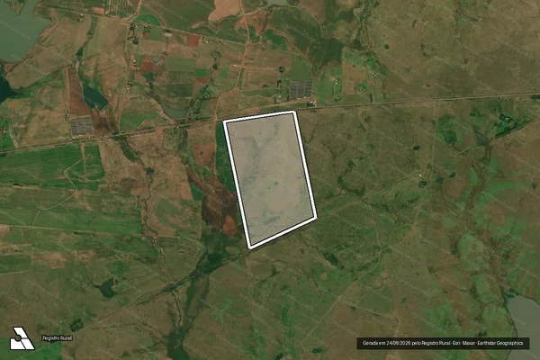 Imagem de satélite de Fazenda São Manoel - Parte 1 em Itaqui - RS