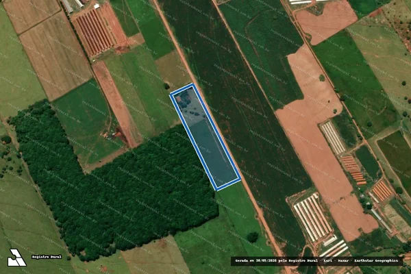 Imagem de satélite de Sítio Mesquita  - GLEBA A em Bastos - SP