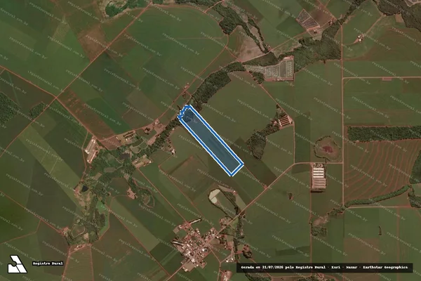 Imagem de satélite de Lote Rural 108, da Gleba 16, do Imóvel Rio Azul Piqueroby - Lote Rural 108, da Gleba 16, do Imóvel Rio Azul Piqueroby em Palotina - PR