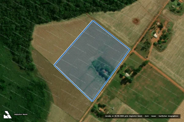 Imagem de satélite de P. A. Itamarati II (Gleba B) - LOTE 430 em Ponta Porã - MS
