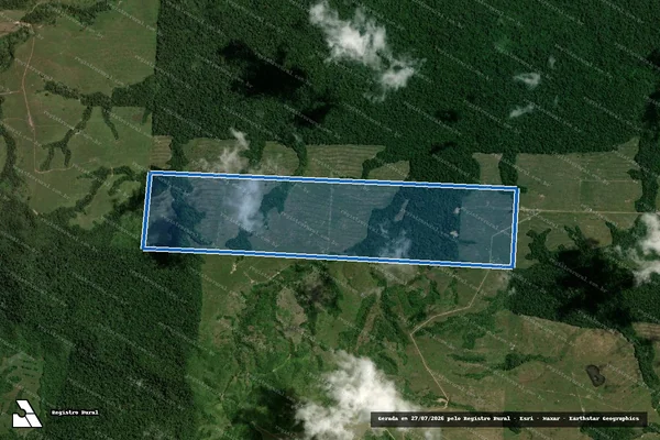 Imagem de satélite de FAZENDA ACATAUASSÚ II - 002 em Paragominas - PA
