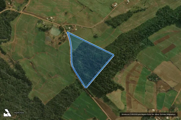 Imagem de satélite de PARCELA 02 DO LOTE RURAL Nº 60 - PARCELA 02 em Dionísio Cerqueira - SC