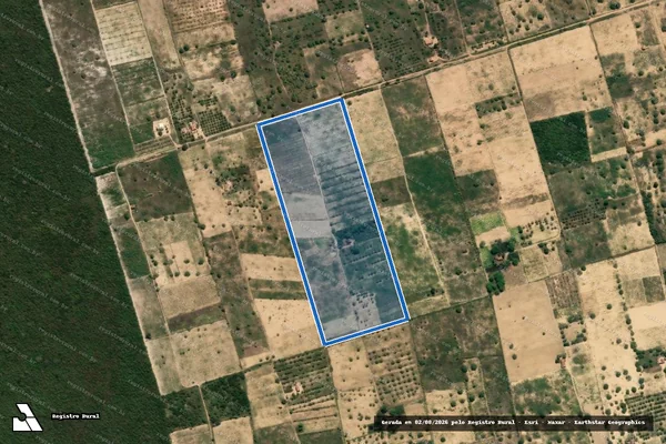 Imagem de satélite de PROJETO DE ASSENTAMENTO SERRANO - LOTE 20 - Parte 1 em Lagoa Nova - RN