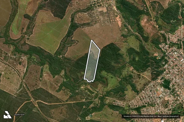 Imagem de satélite de FAZENDA GORDURA  - GLEBA 02 em Alto Araguaia - MT