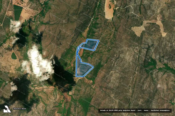 Imagem de satélite de FAZENDA ENGENHO - 001 em Teresina de Goiás - GO