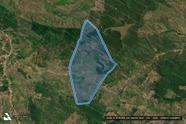 Imagem de satélite de FAZENDA BOCA DA MATA - PARTE em Poção de Pedras - MA