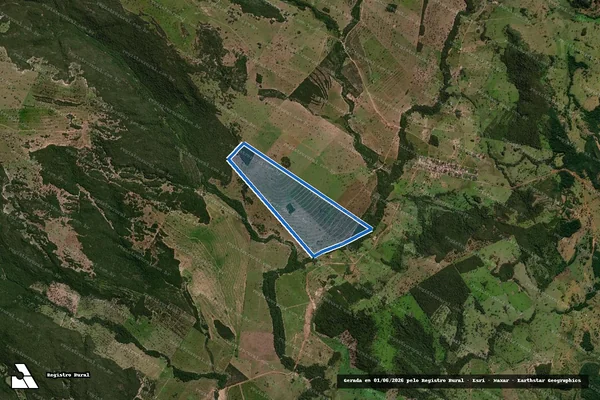 Imagem de satélite de FAZENDA SÃO SIMÃO - Parte 1 em Corguinho - MS